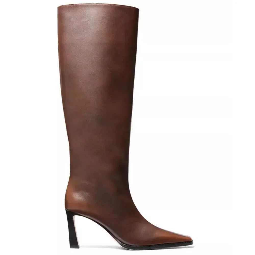Michael Kors Women's Darrah Burnished Leather Boots Size 10 MSRP $295